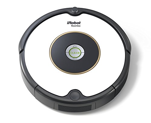 iRobot Roomba 605 Saugroboter mit 3-stufigem Reinigungssystem, Dirt Detect Technologie, Staubsauger Roboter, selbstaufladend mit Ladestation, geeignet für Tierhaare, Teppiche und Hartböden, weiß